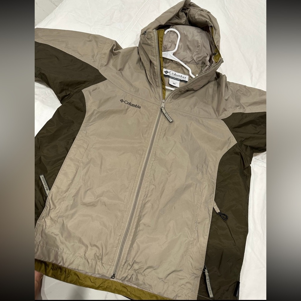 Columbia Kids' Tan and Green Jacket